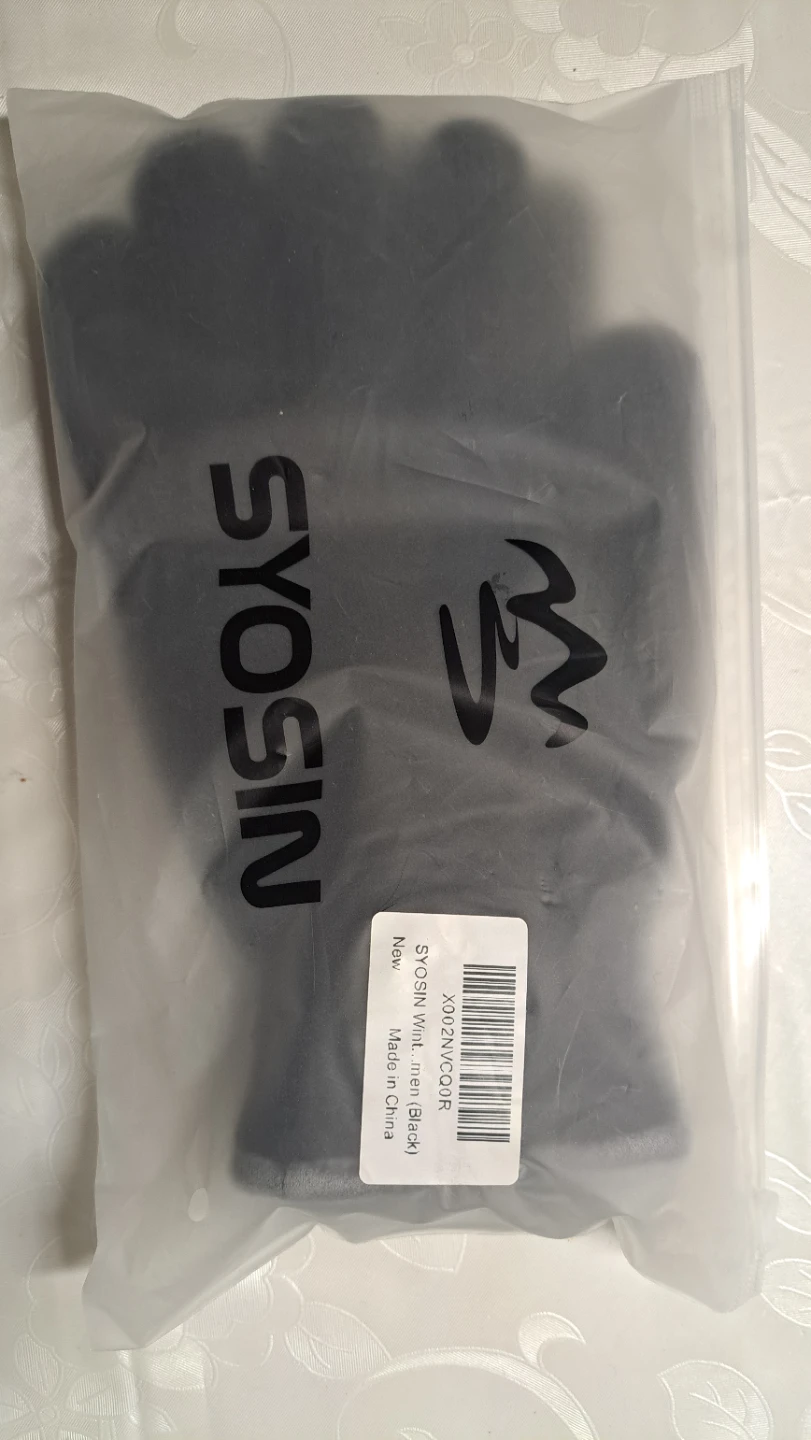 SYOSIN Black Winter Gloves - Men's Medium - photo 3