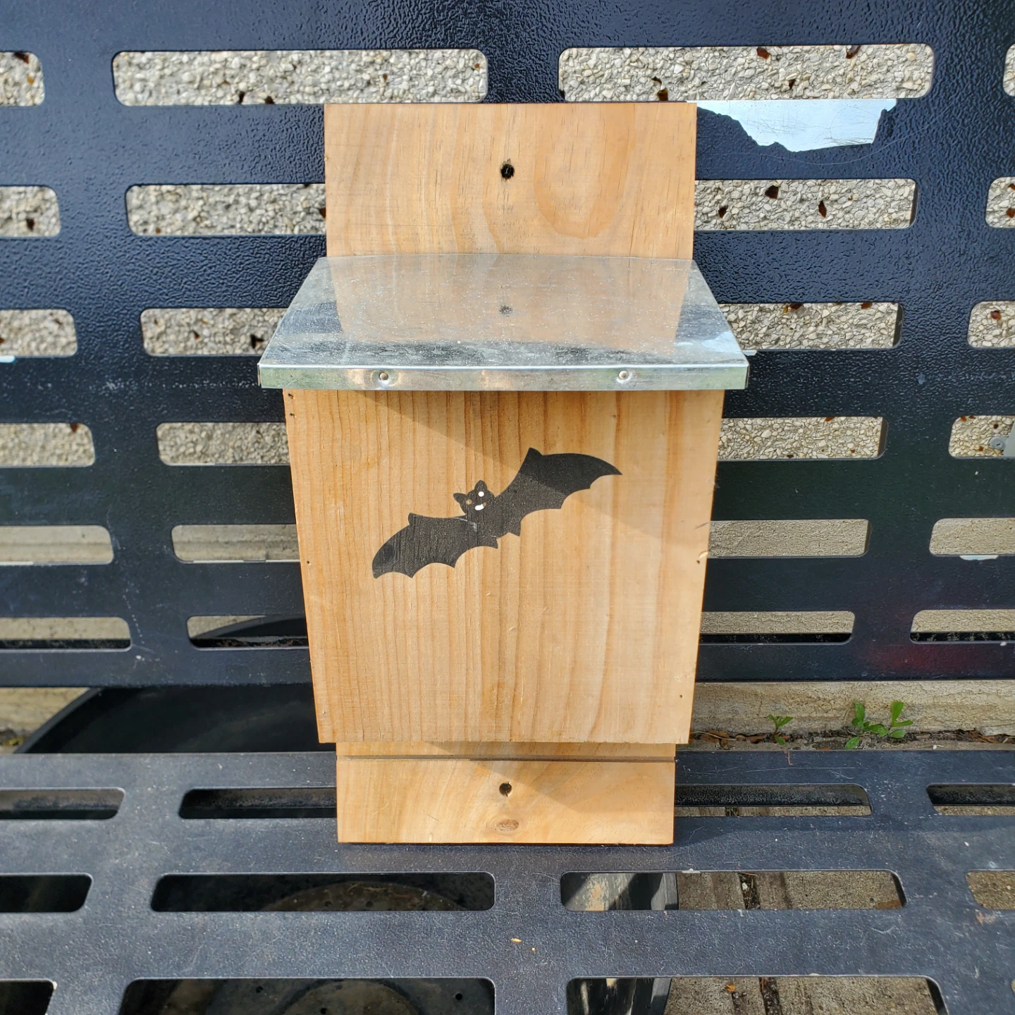 Wooden Bat House