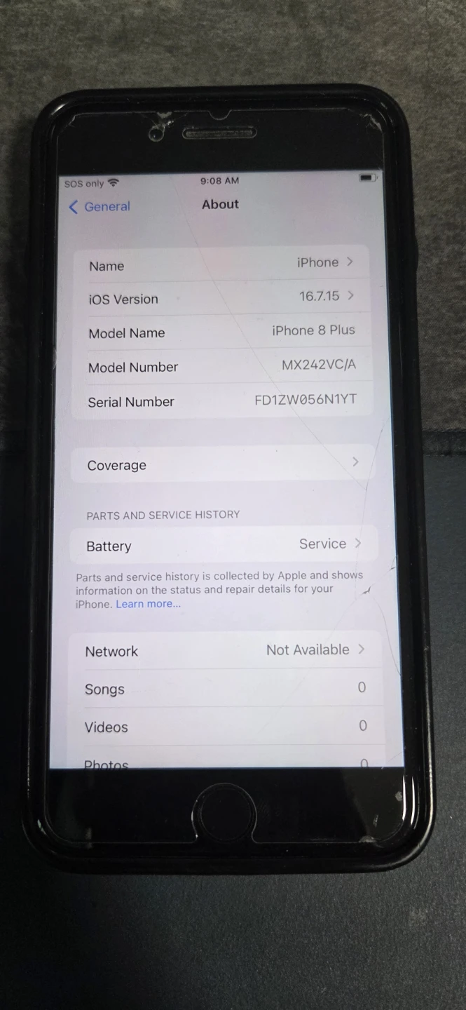 iPhone 8 Plus with cover and screen protector - photo 3