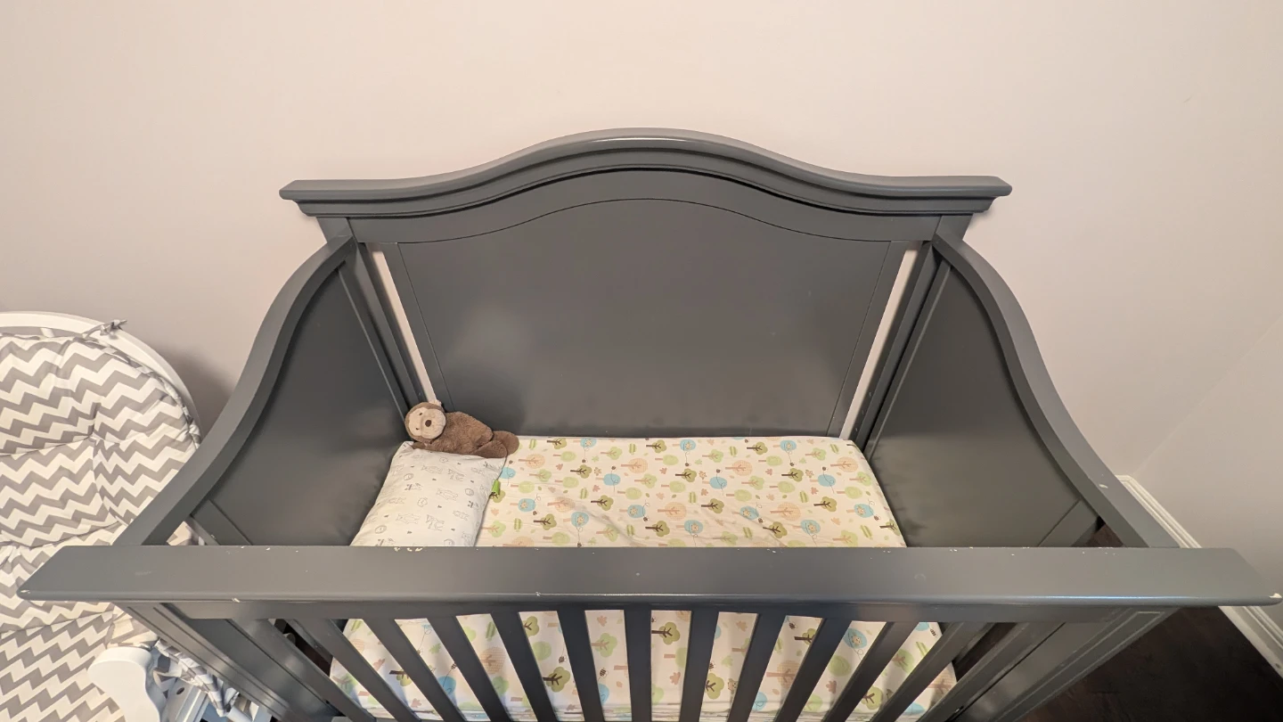 Dark Grey Convertible Crib - photo 2