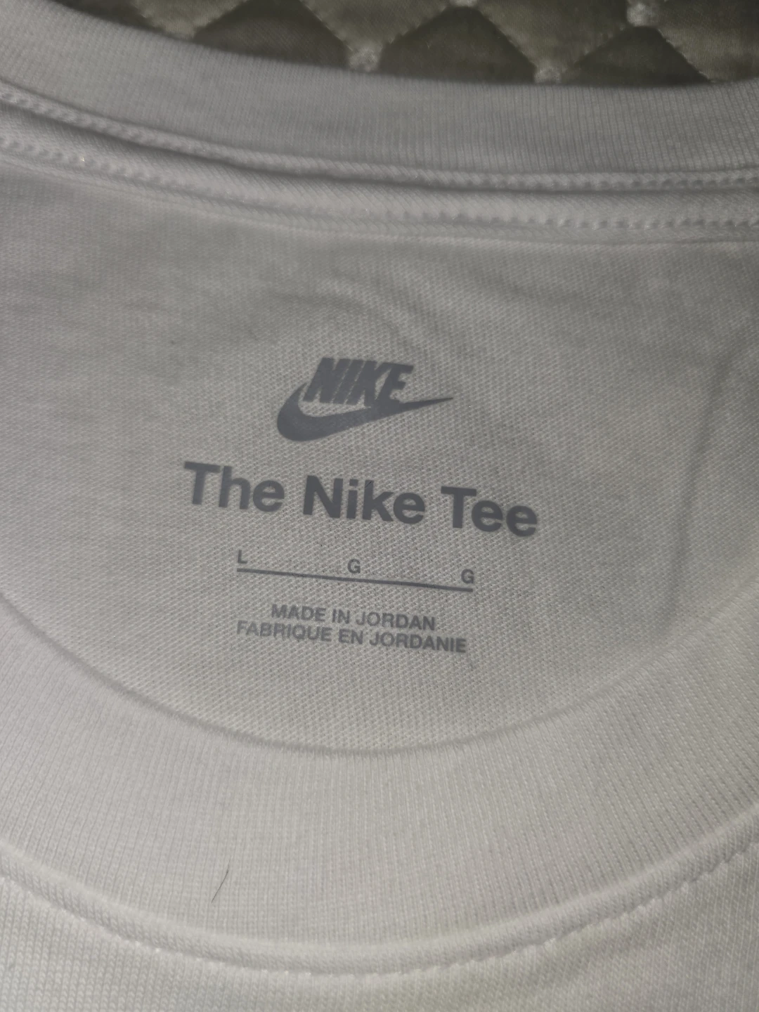 Lg - Nike Men's T-Shirt - White (NEW w/Tag) RETAIL $30 - photo 3