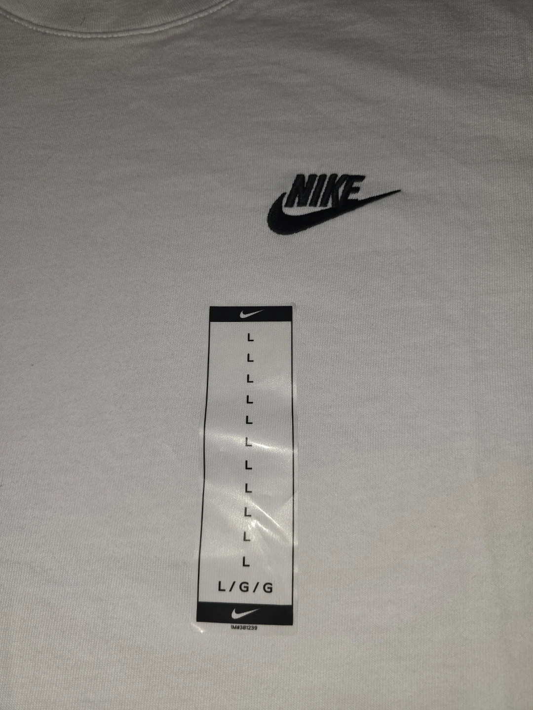 Lg - Nike Men's T-Shirt - White (NEW w/Tag) RETAIL $30 - photo 5