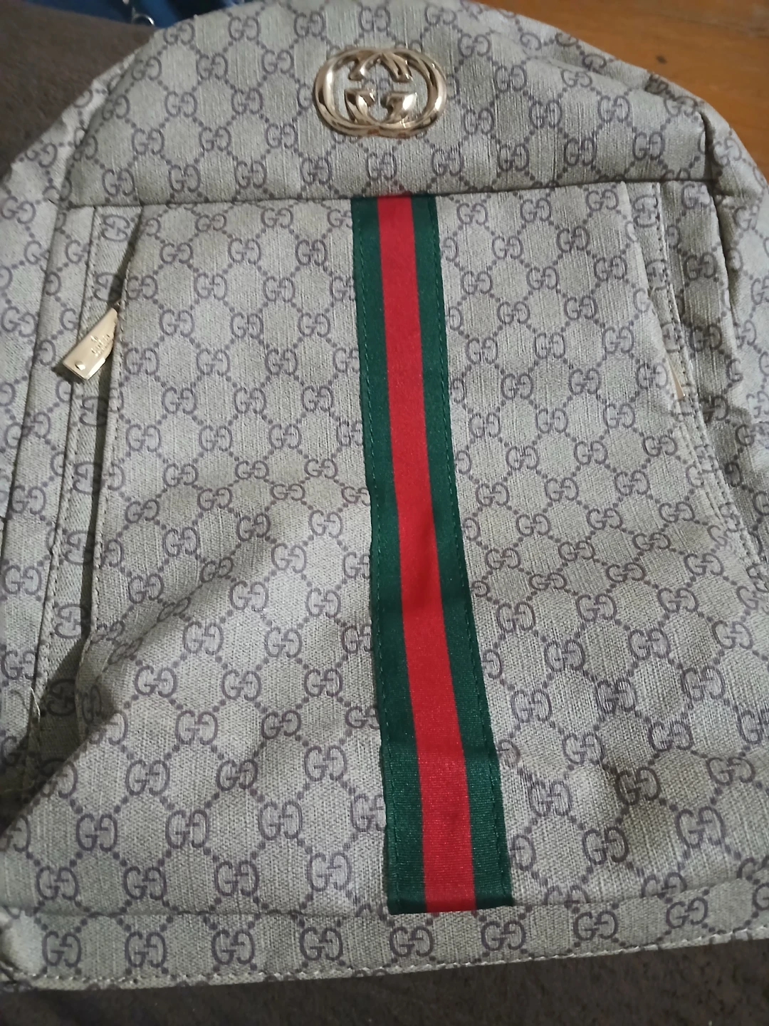 Gucci Monogram Backpack