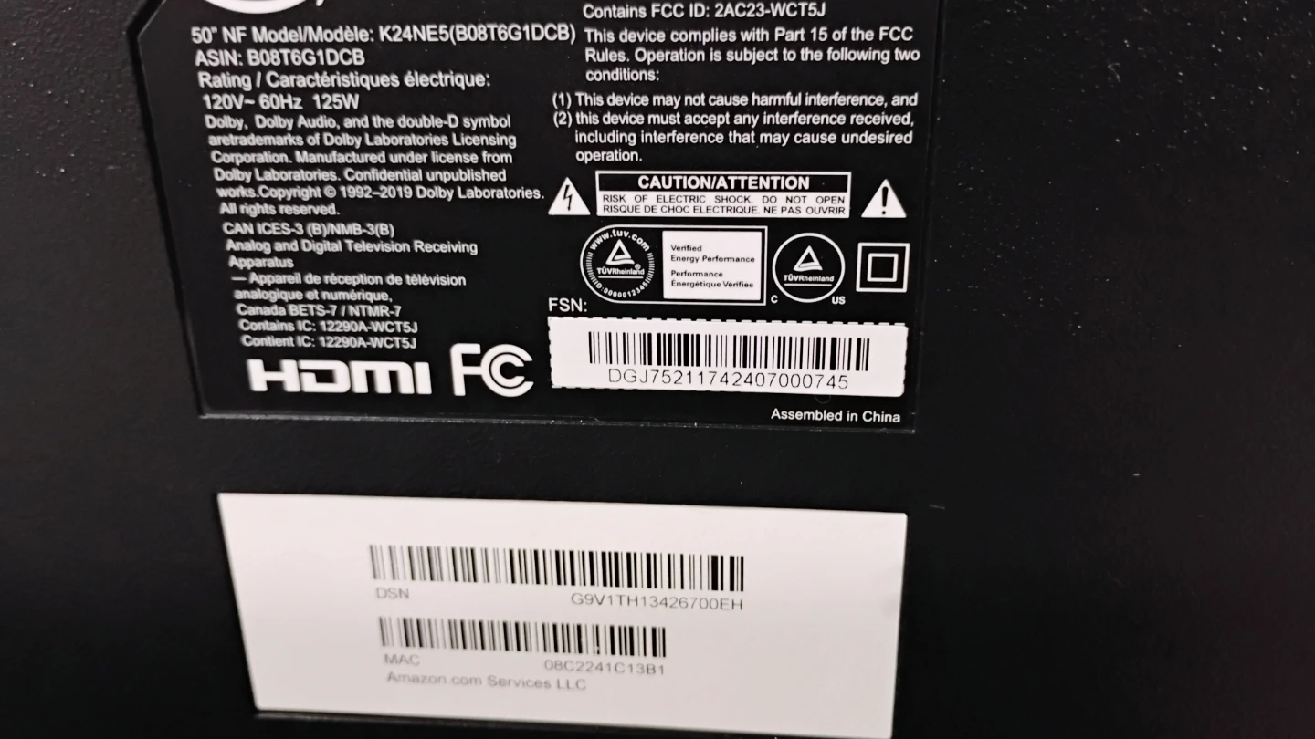Insignia 50" Fire TV Edition Smart TV