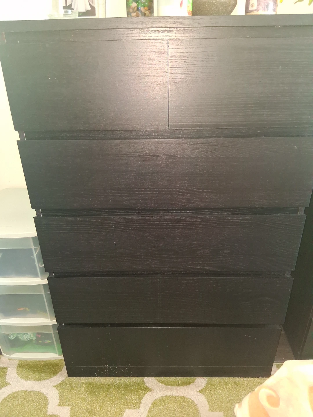 Black 6-Drawer Dresser, IKEA