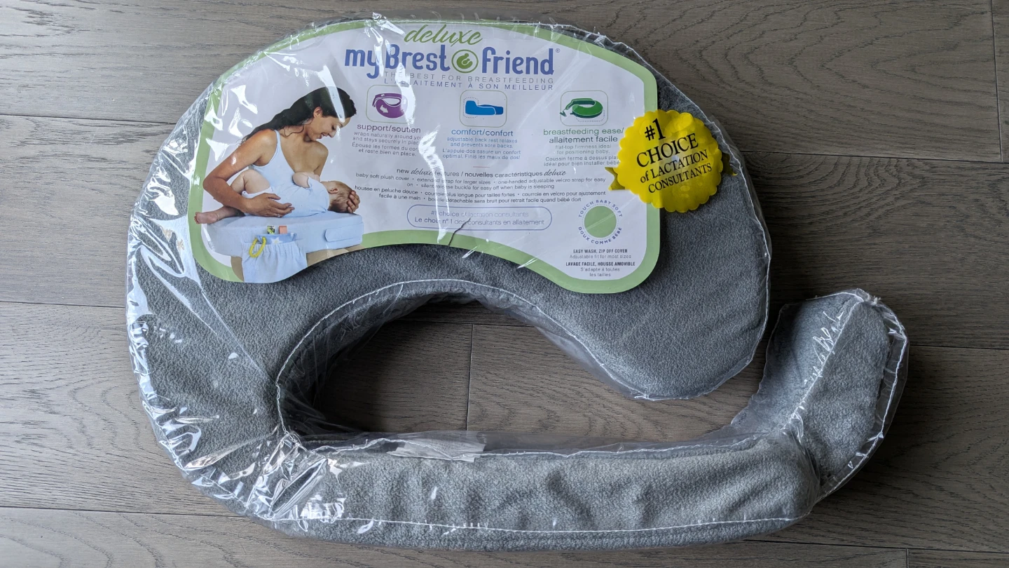 My Brest Friend Deluxe Nursing Pillow - Grey