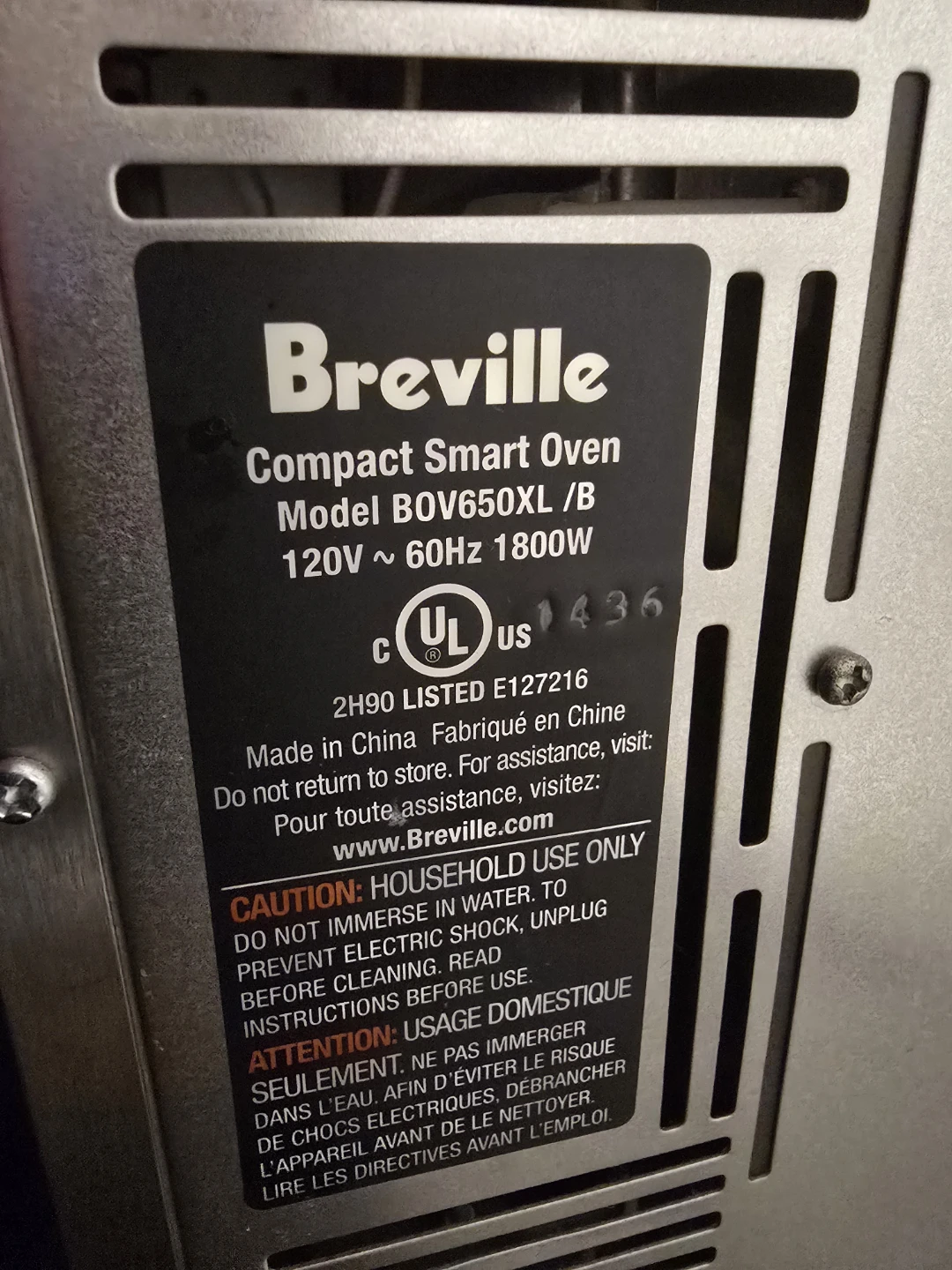 Breville Compact Smart Oven BOV650XL/B Toaster Oven - photo 3