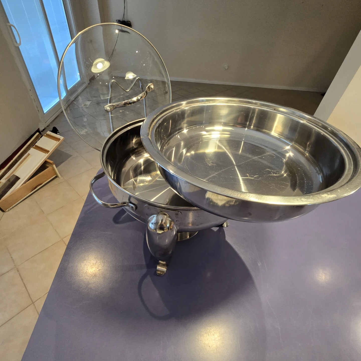 Stainless Steel Chafing Dish with Lid - photo 5