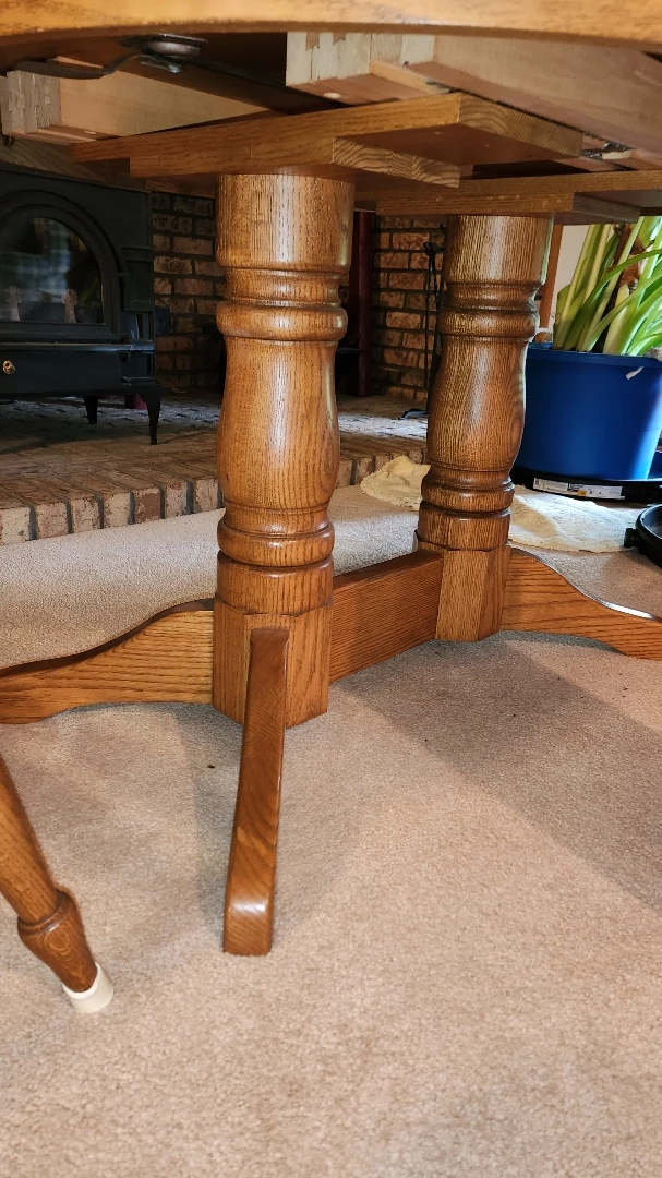 Solid Wood Double Pedestal Dining Table - photo 2