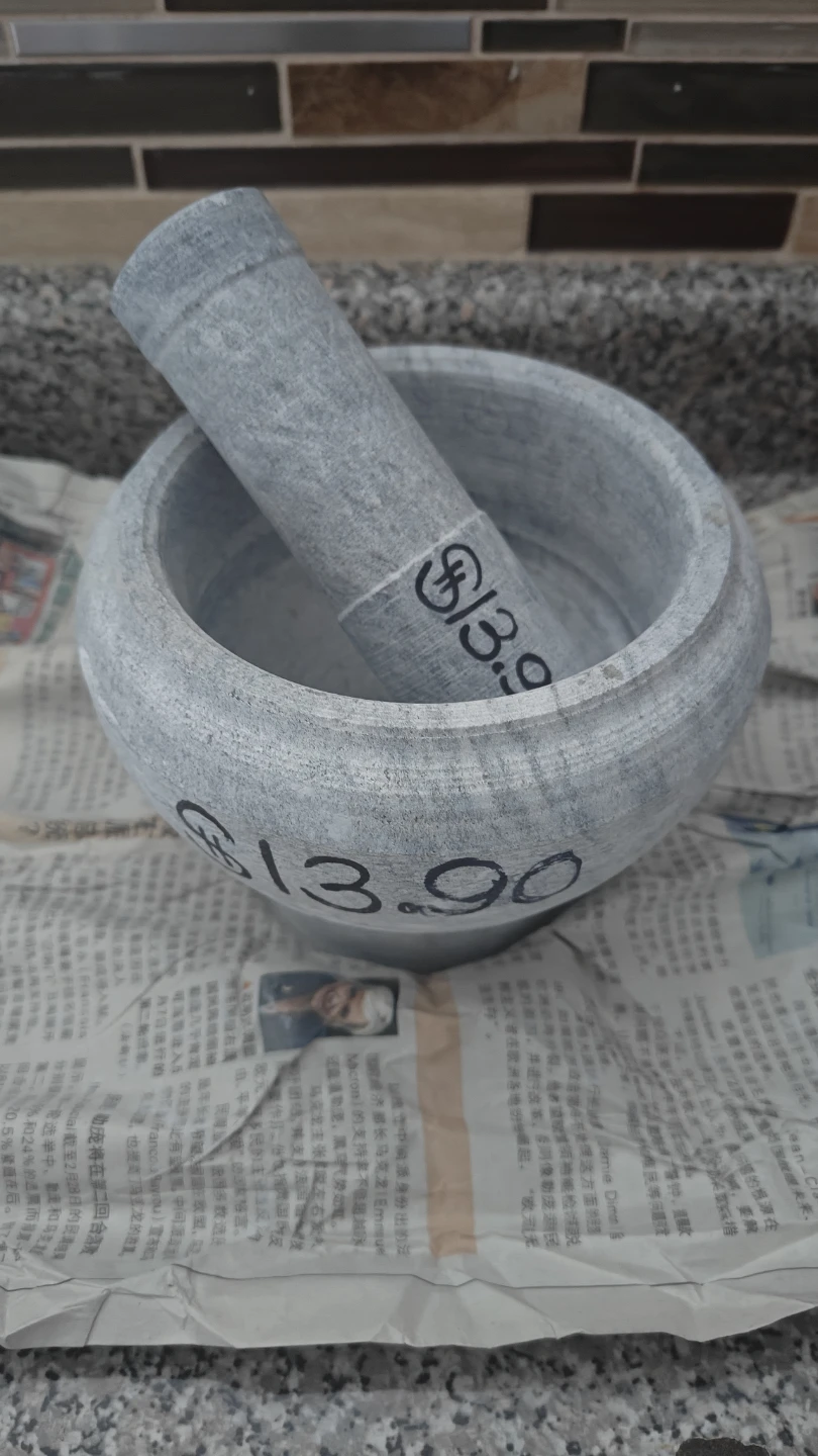 Stone Mortar and Pestle Set - photo 4