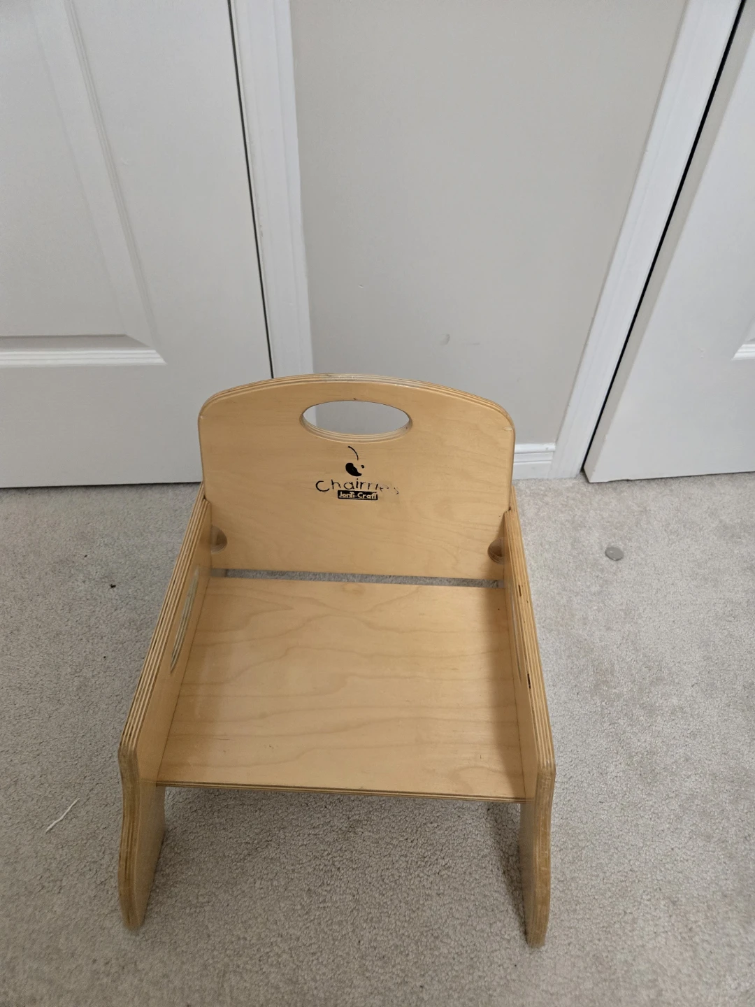 Childs Wooden Step Stool Chair