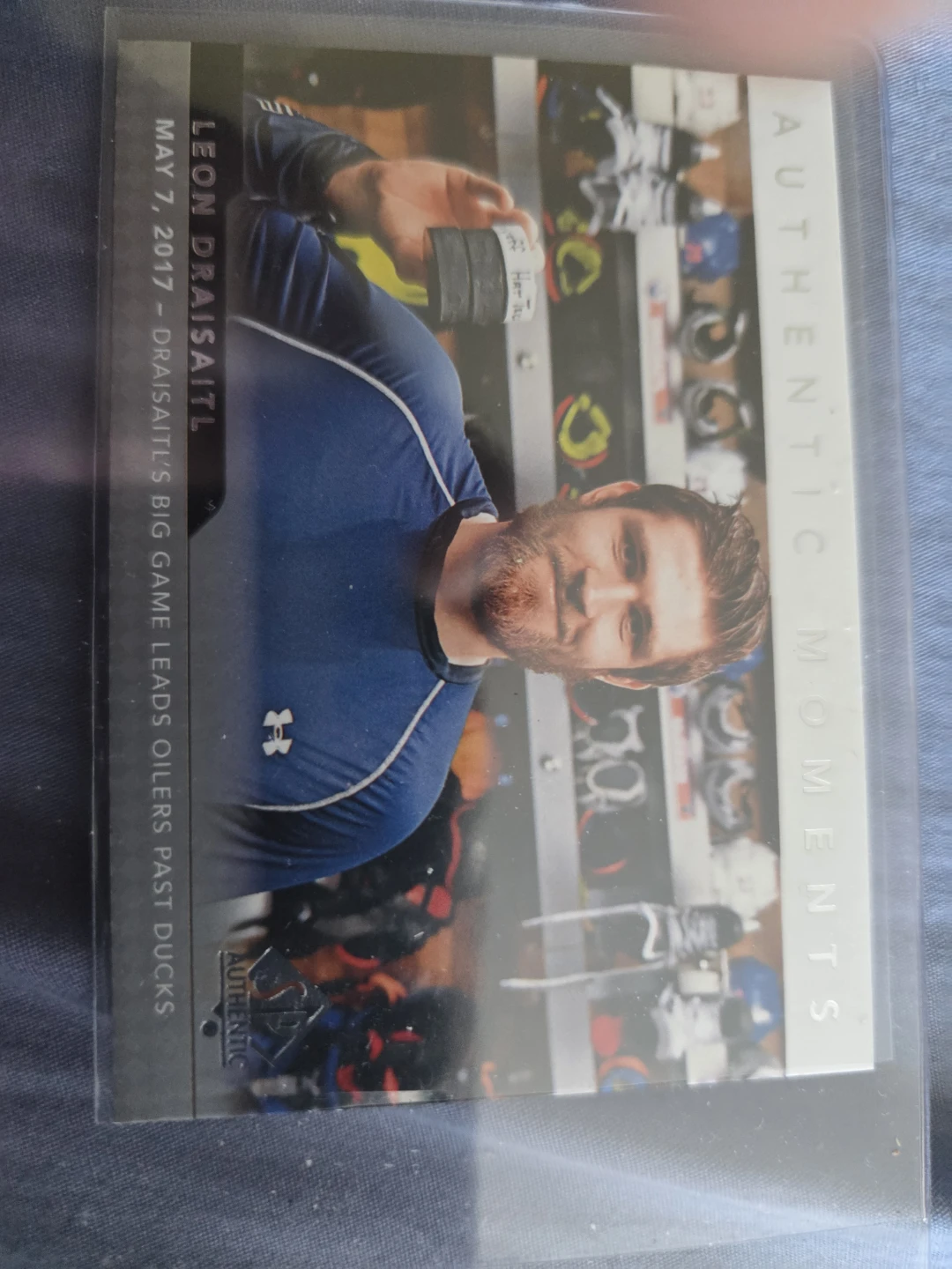 Leon Draisaitl Authentic Moments Hockey Card
