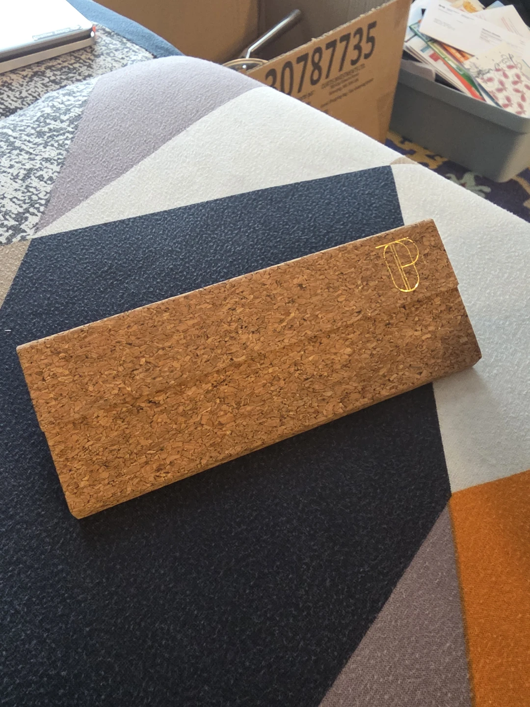 Cork Glasses Case