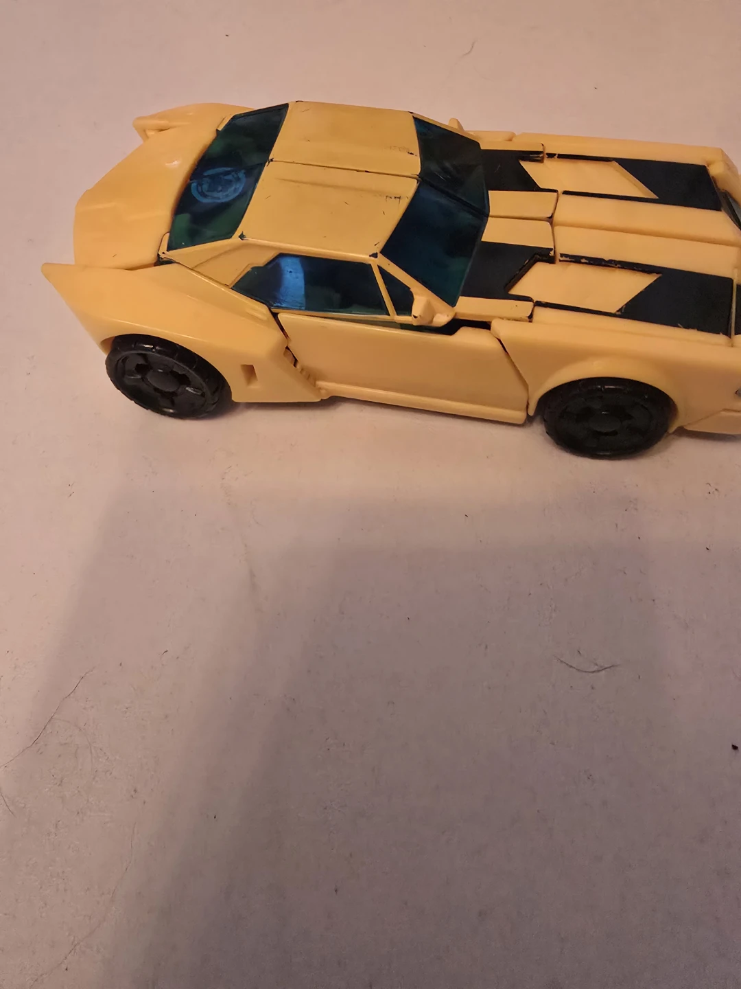 Yellow Toy Car Bumblebee transformers - photo 2