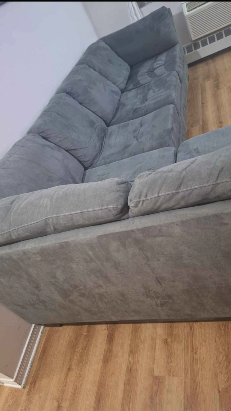 Grey Sectional Sofa with Sleeper Function - photo 4