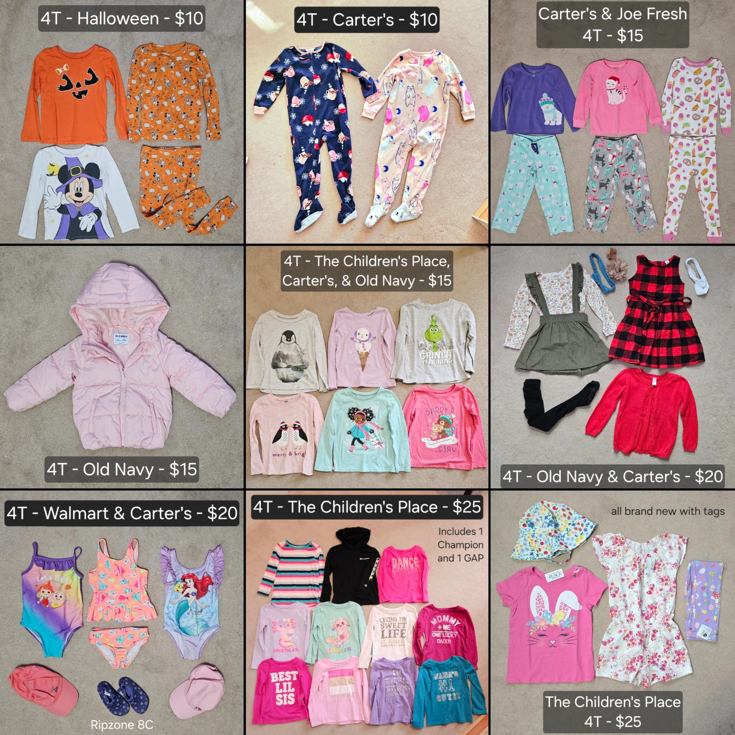 4T Girls Clothing Bundle