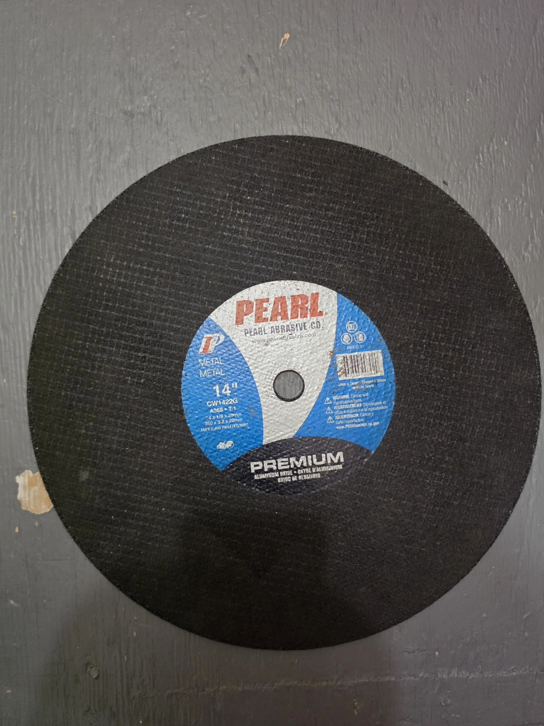 Pearl 14" Metal Cutting Wheel CW1422G