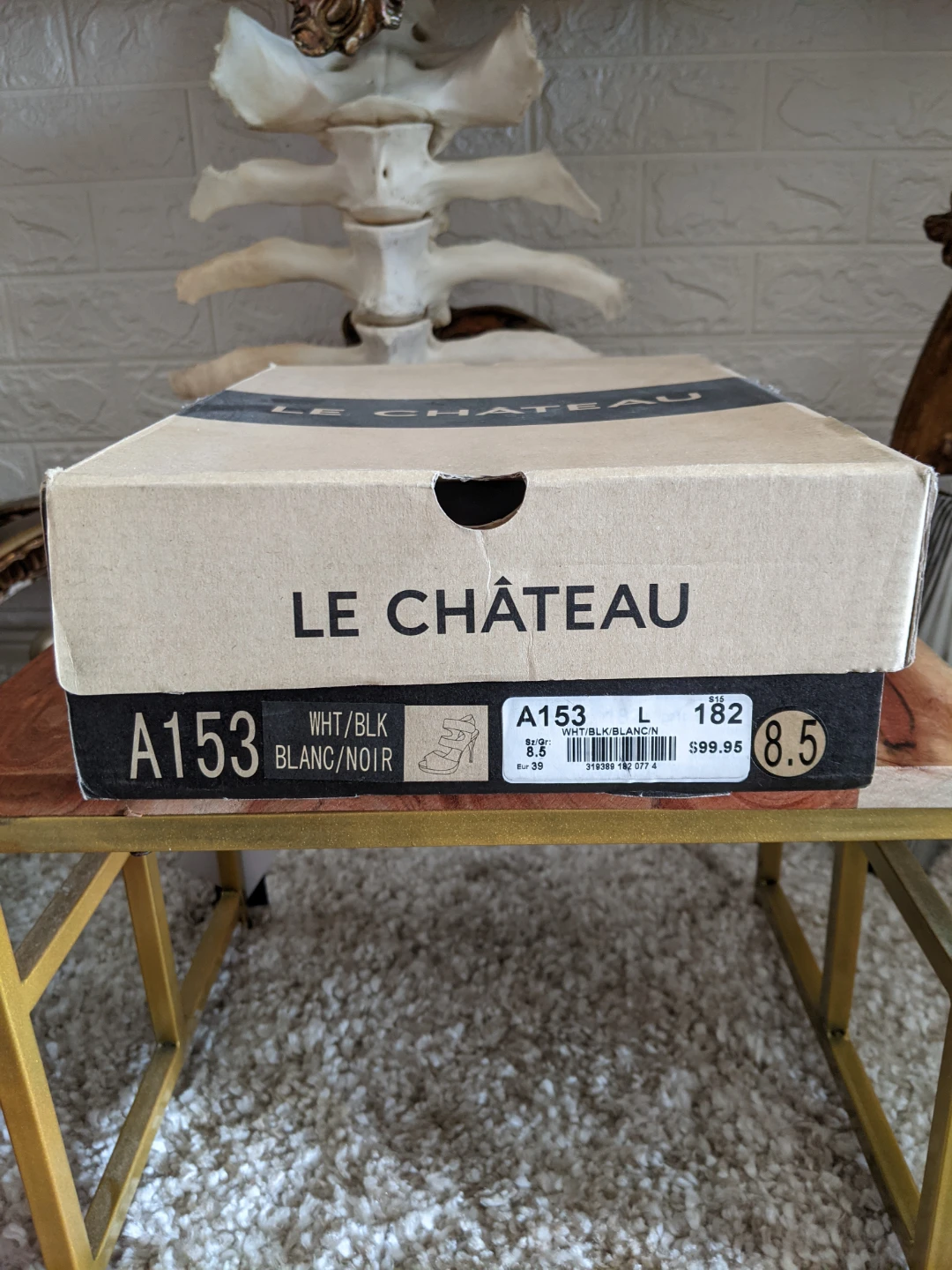 Le Château White Strappy Platform Heels Size 8.5 - photo 5