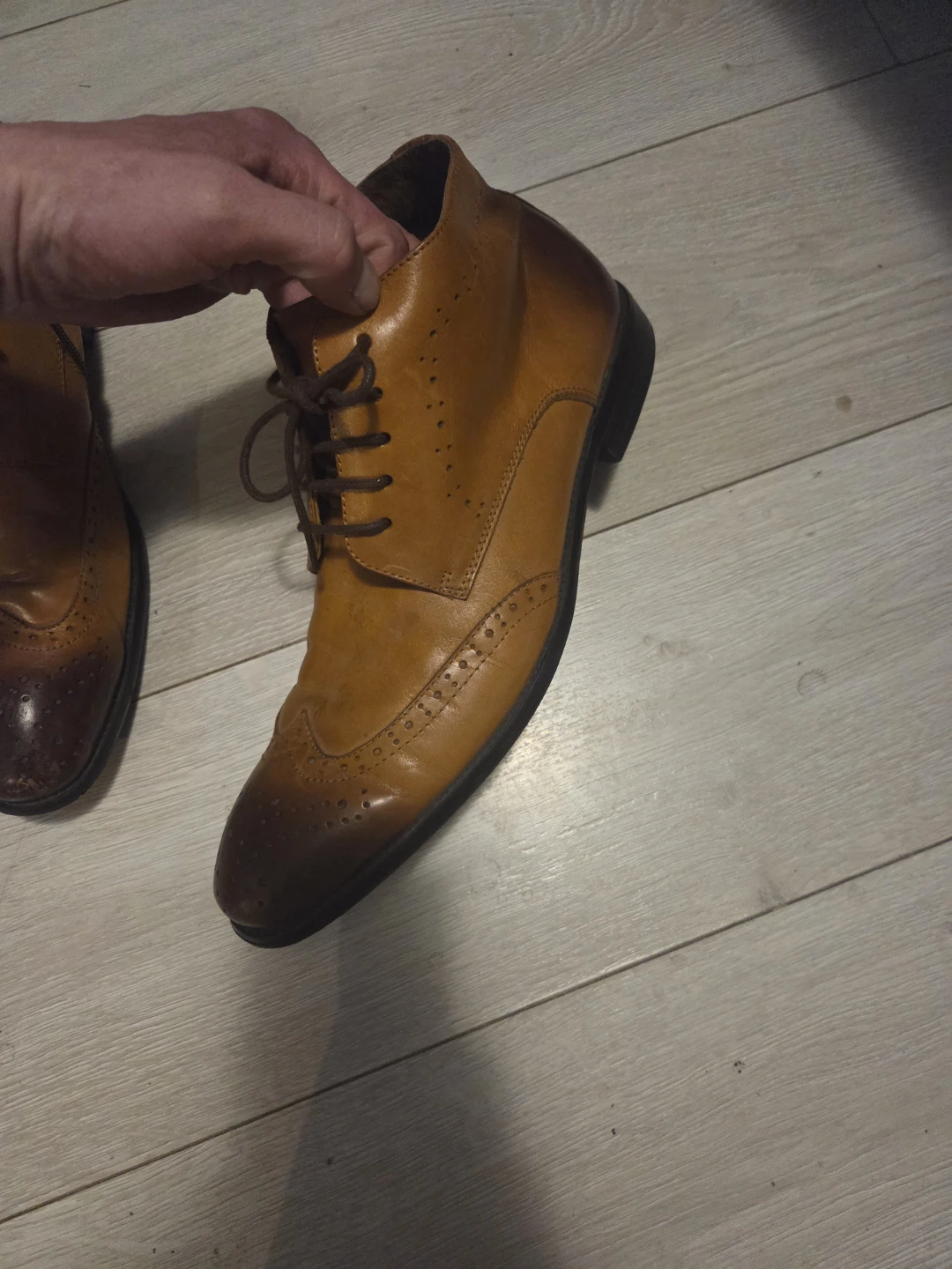 Handmade Gucci leather Wingtip dress shoes/Boots - photo 5