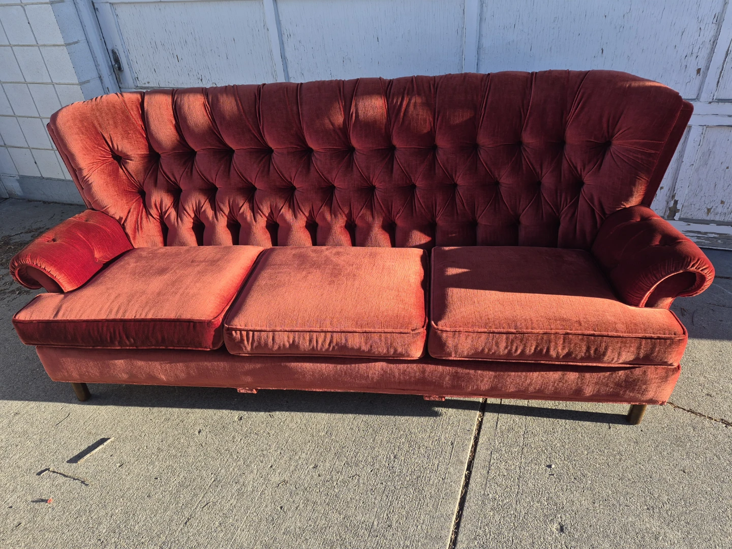 Skar Furniture Limited Red Velvet Sofa - photo 3