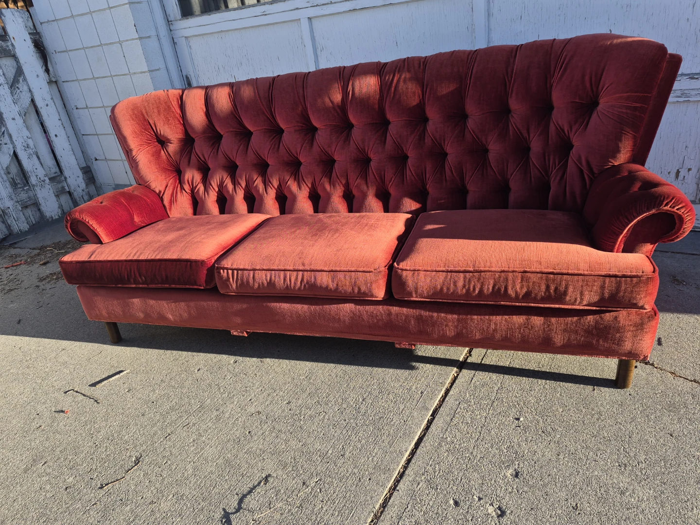 Skar Furniture Limited Red Velvet Sofa - photo 5