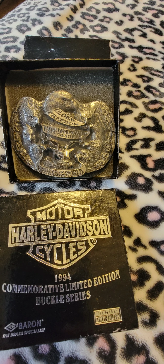Harley-Davidson 1994 Commemorative Buckle NIB