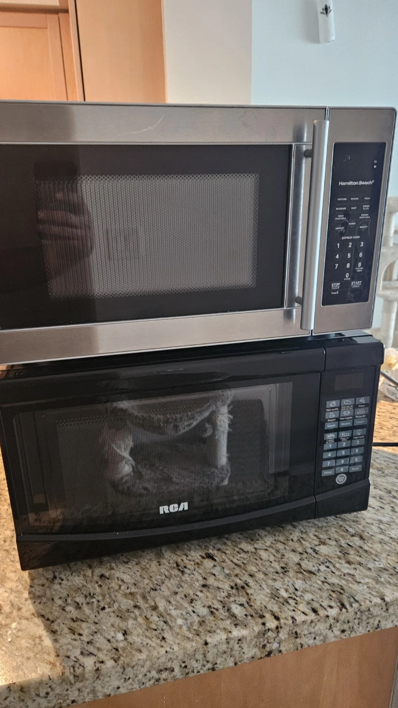 Two microwaves
