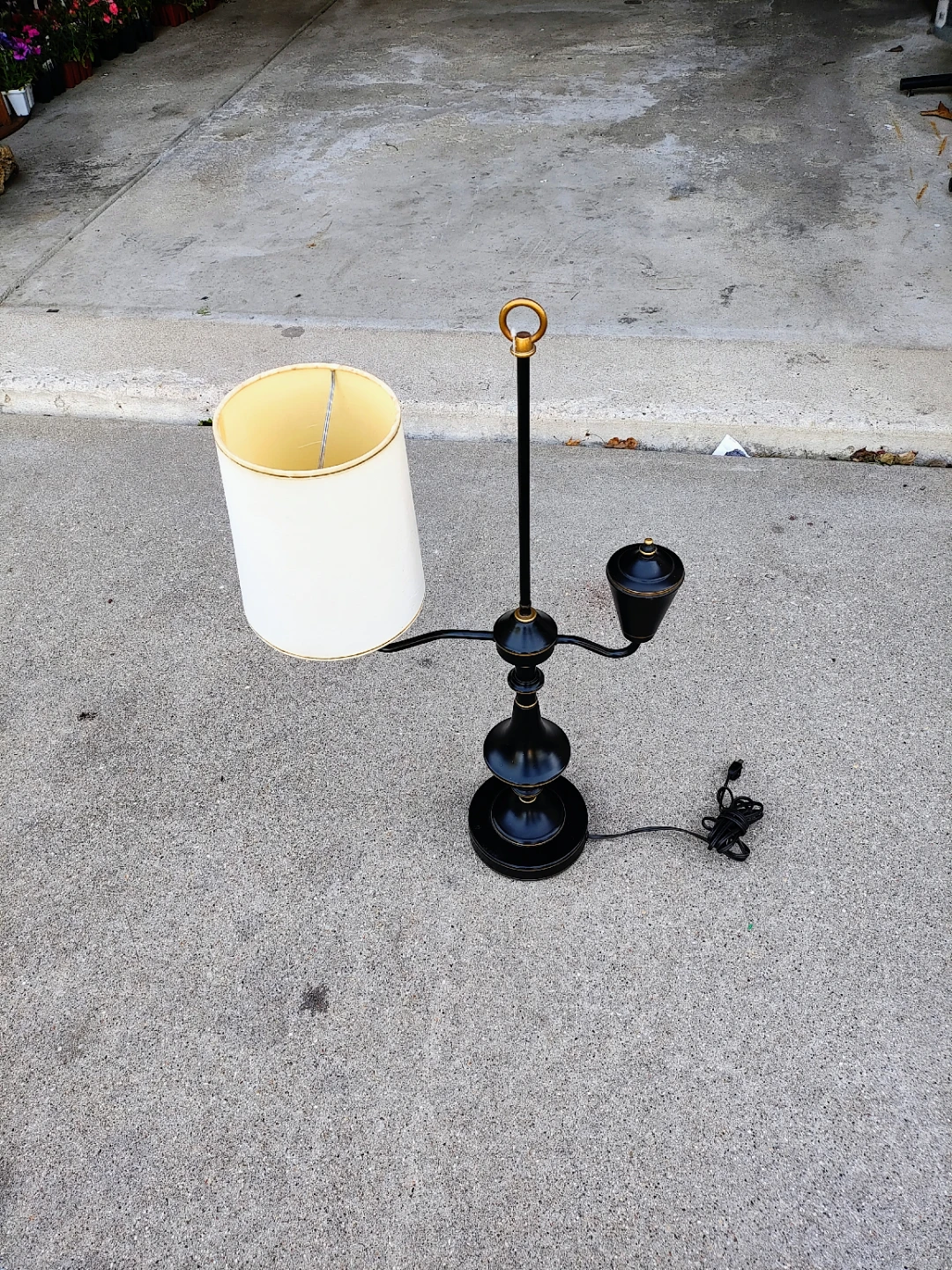 Vintage Black & Gold Table Lamp