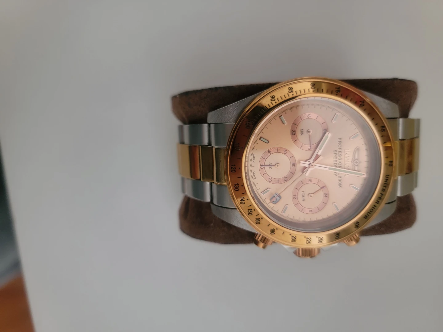 Invicta "SPEEDWAY" Chronograph Watch - Two Tone