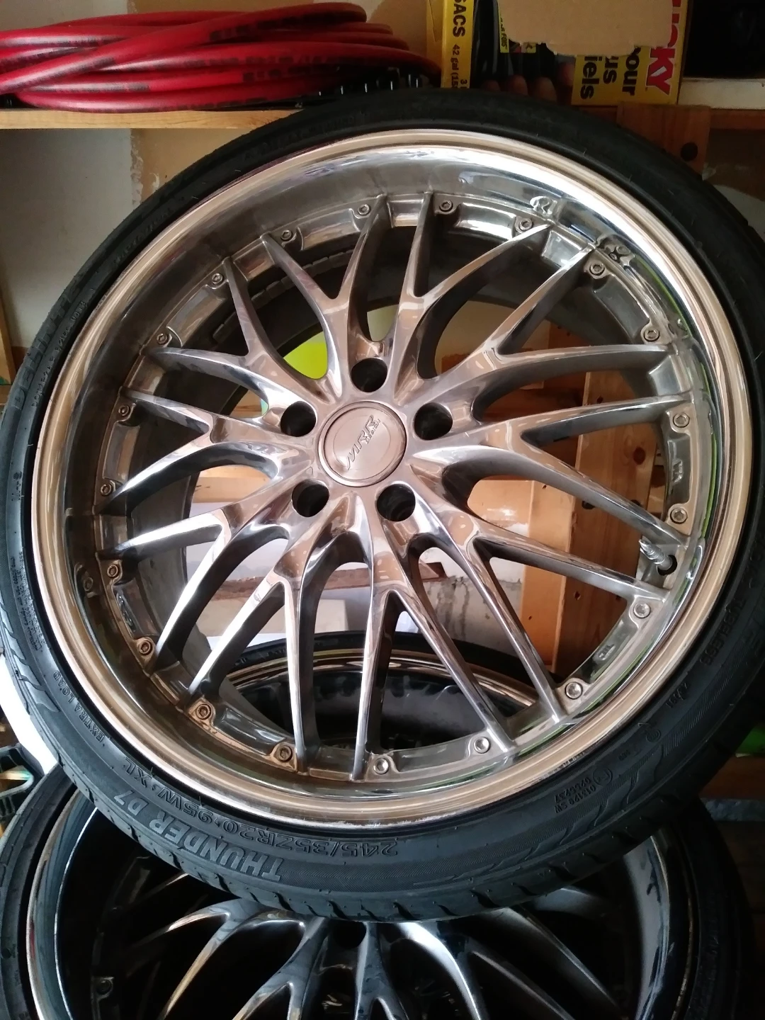 MRR 20 inch rims with Thunder D7 tires - photo 3