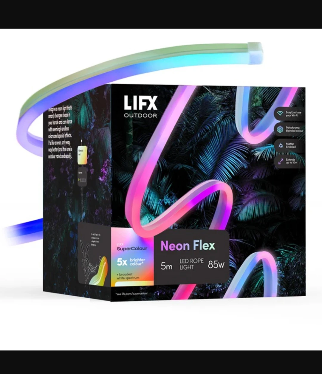 Lifx neon flex rope light 5m *BRAND NEW