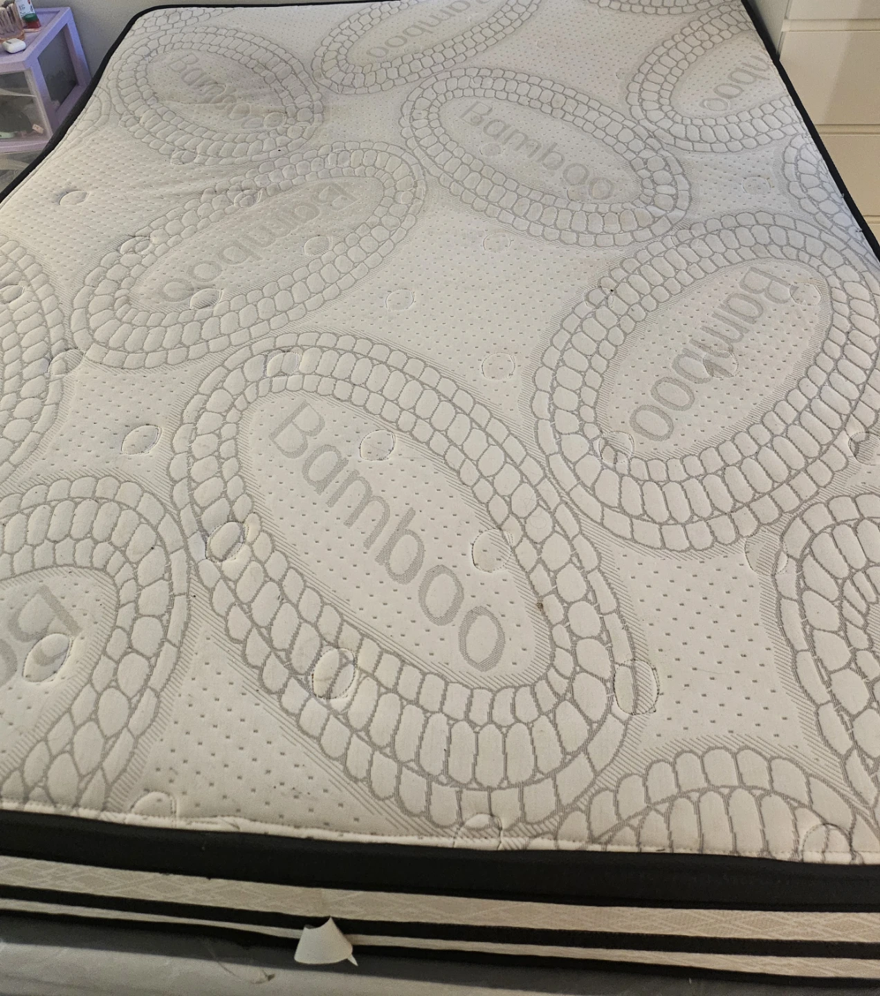 Bamboo Mattress with bed frame - photo 2