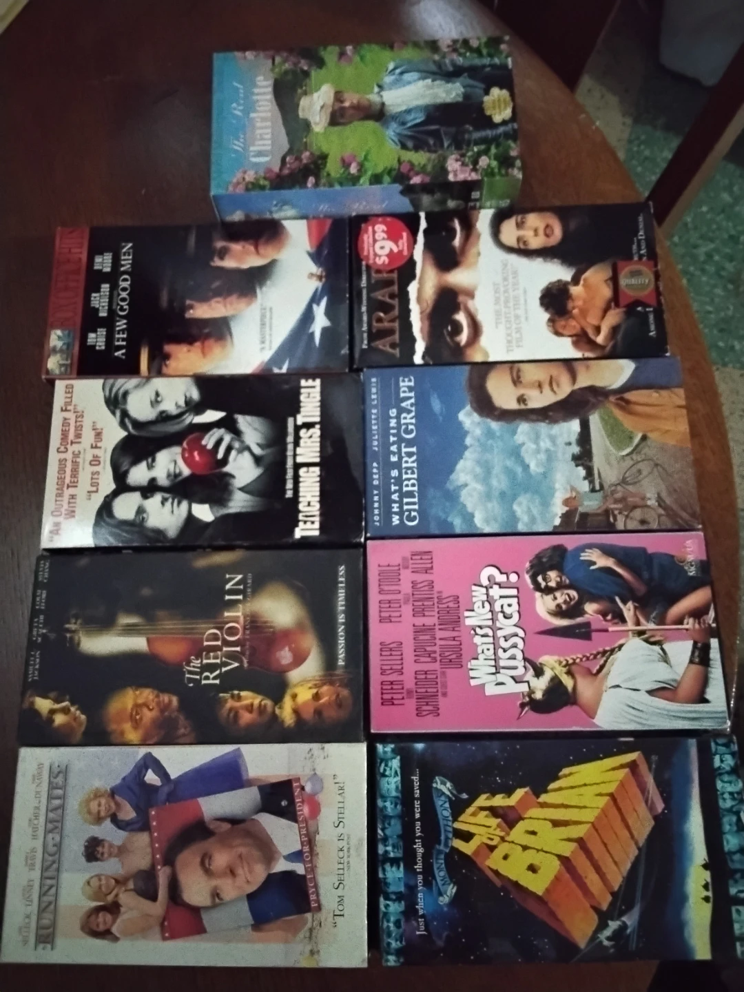 Collection of 10 VHS Movies