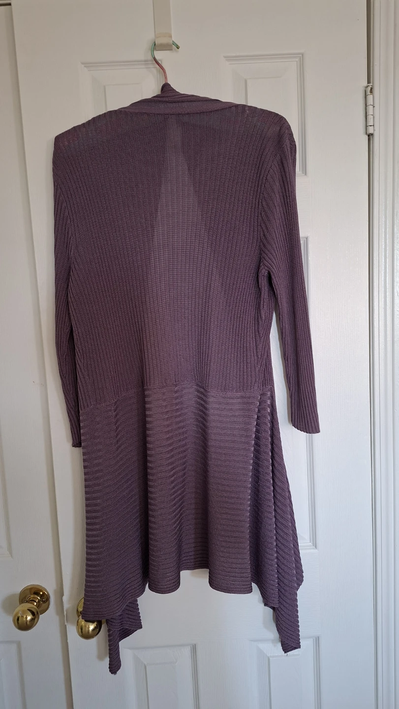 Purple Cardigan Sweater - photo 2