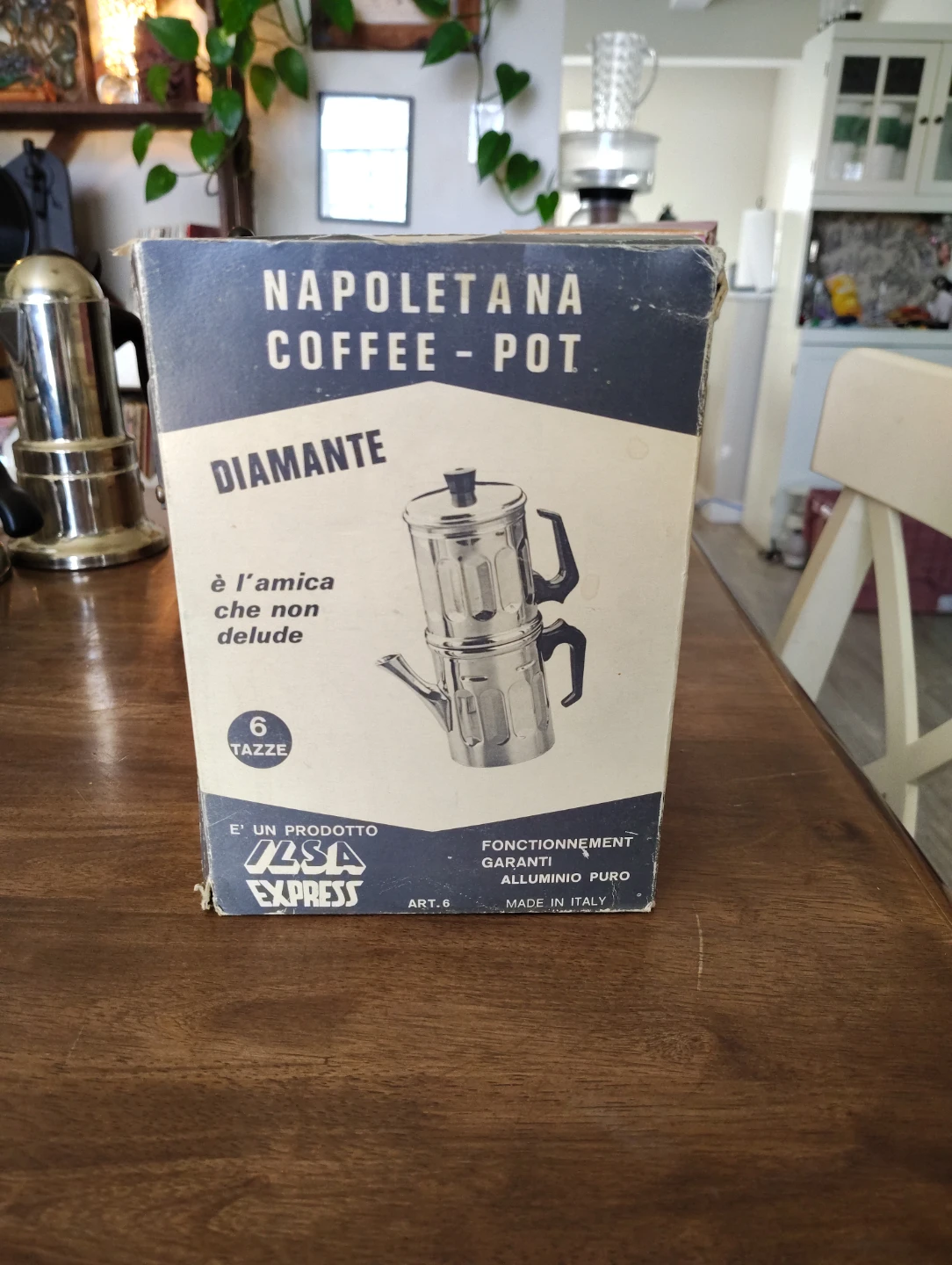 Ilsa Express Napoletana Coffee Pot Diamante