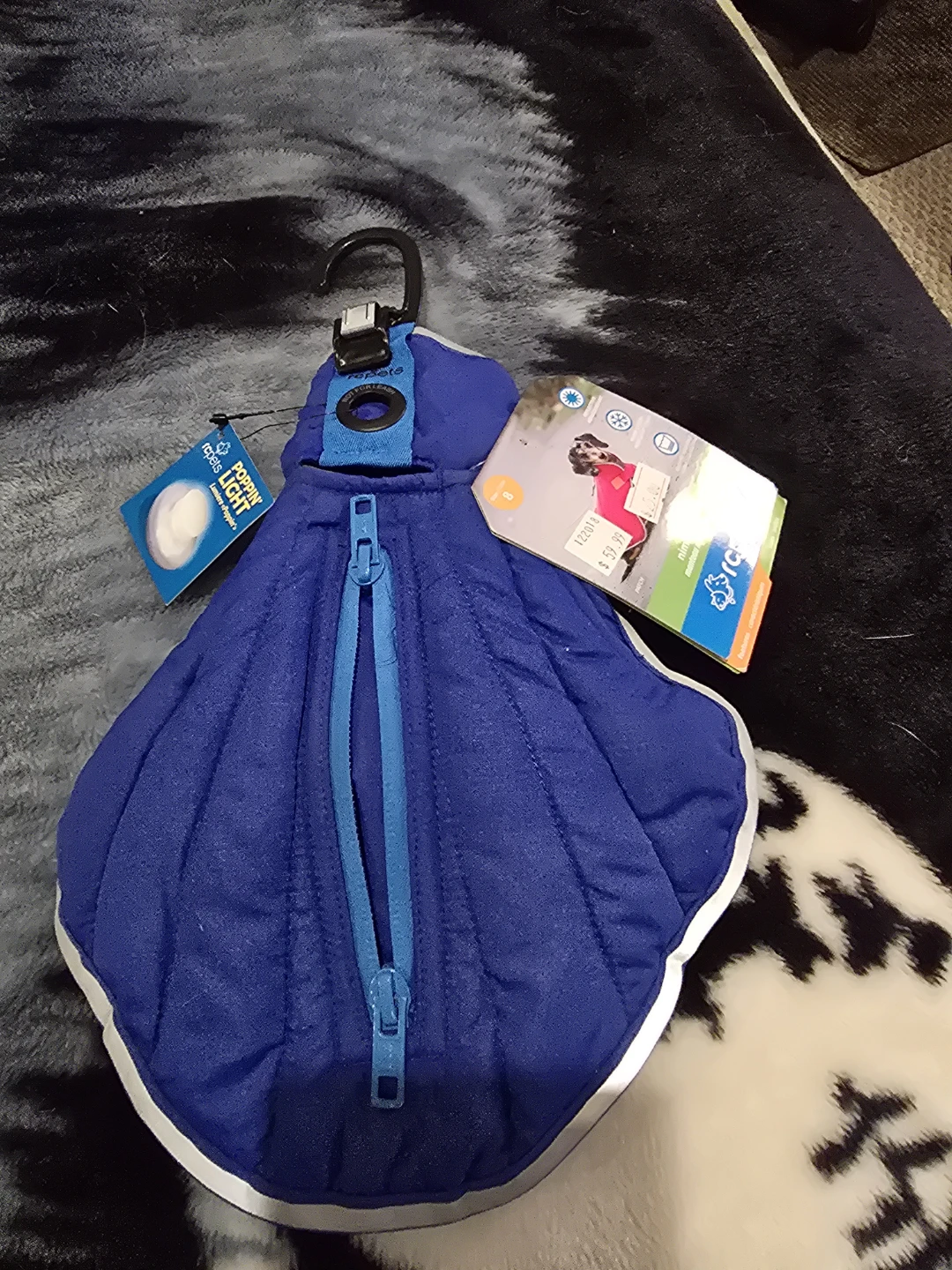RC Pets Dog Coat - Blue - Size Medium