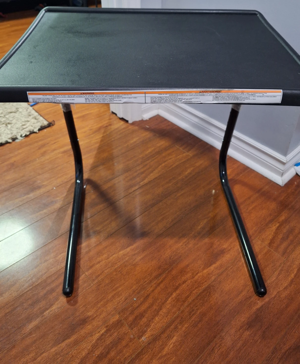 Black Table-Mate Portable Tray Table - photo 4