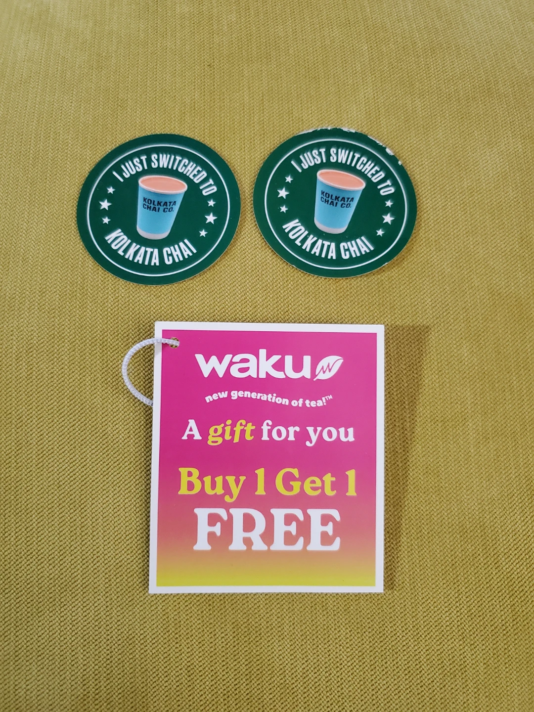 Waku Buy 1 Get 1 Free Offer Card