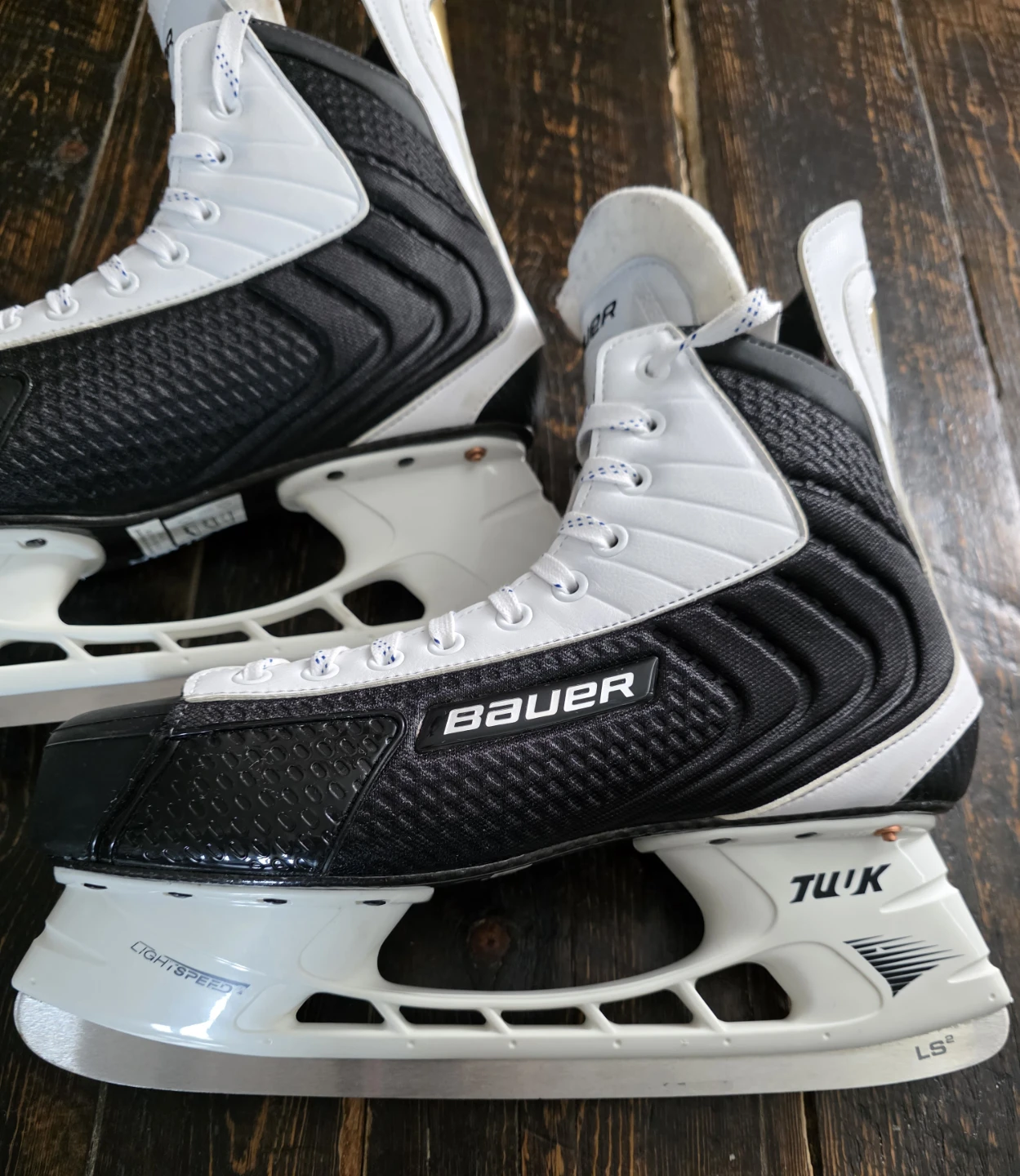 Bauer Flexlite Freeze 2.0 Senior Ice Hockey Skates Sz 12 D