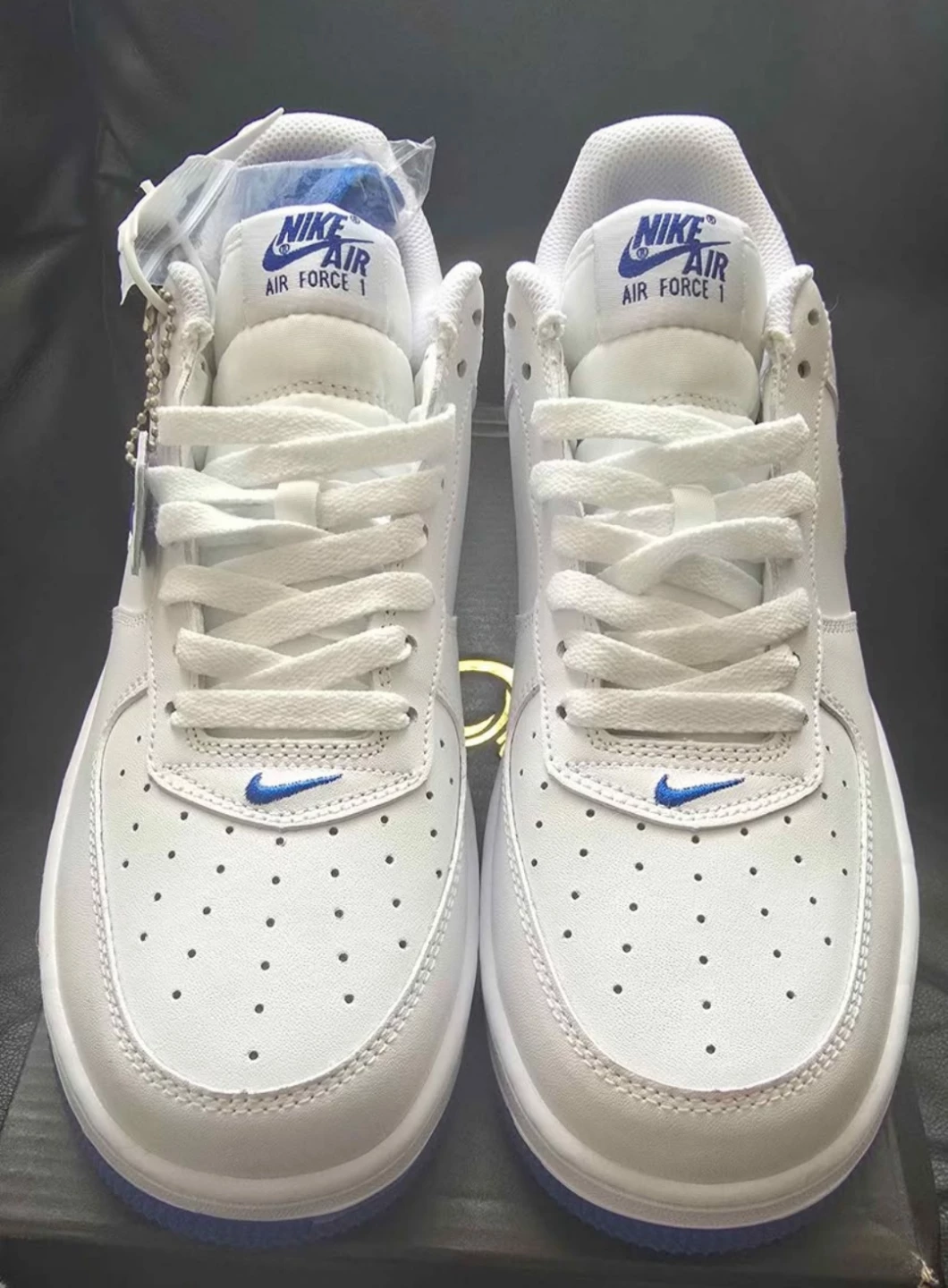 Brand new Nike Air Force special edition White Blue for sale - photo 5