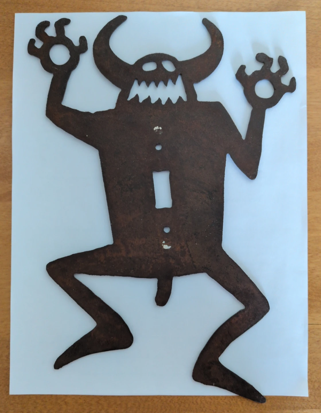 Monster light switch plate cover