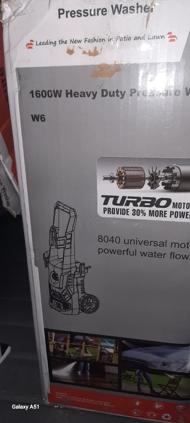 1600W Heavy Duty Pressure Washer - photo 2