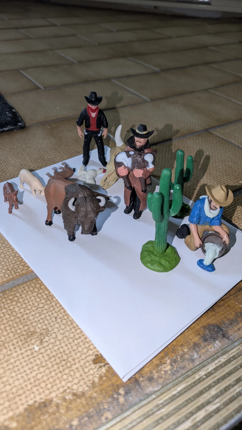 Western Cowboy and Animal Figurines