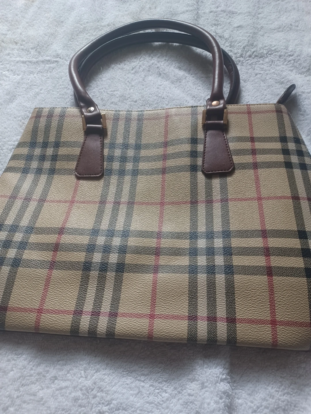 Burberry Classic Plaid Tote Bag - photo 2