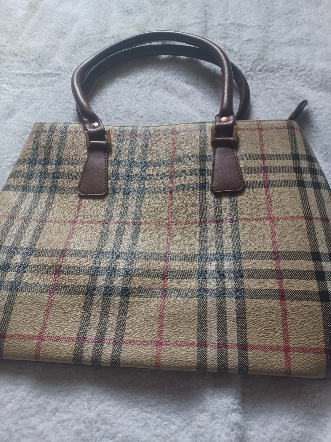 Burberry Classic Plaid Tote Bag - photo 3