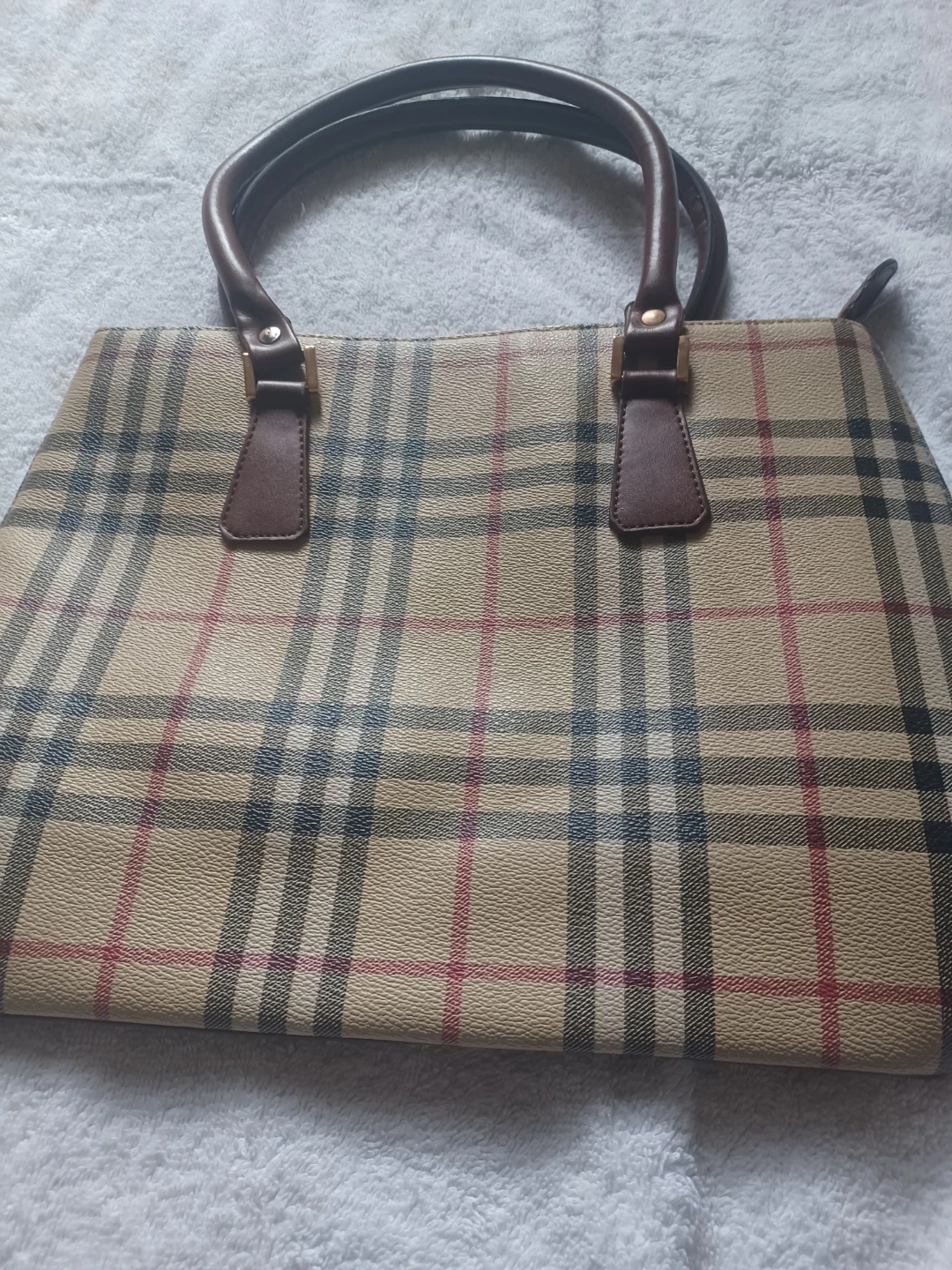 Burberry Classic Plaid Tote Bag - photo 4