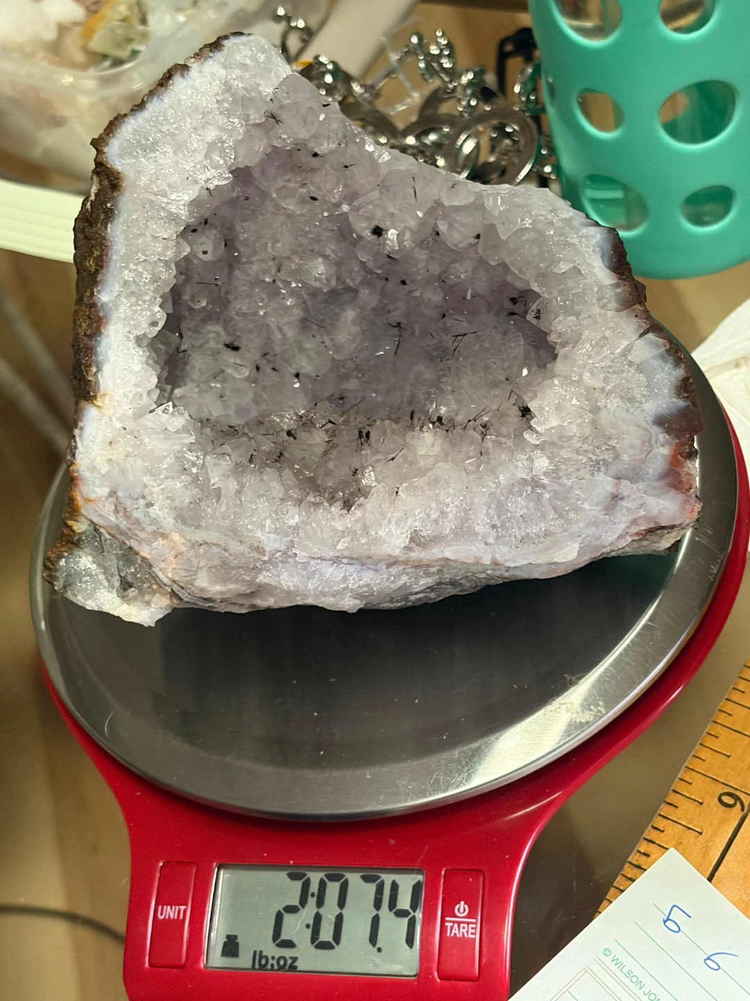 Large Amethyst Geode Crystal - photo 3