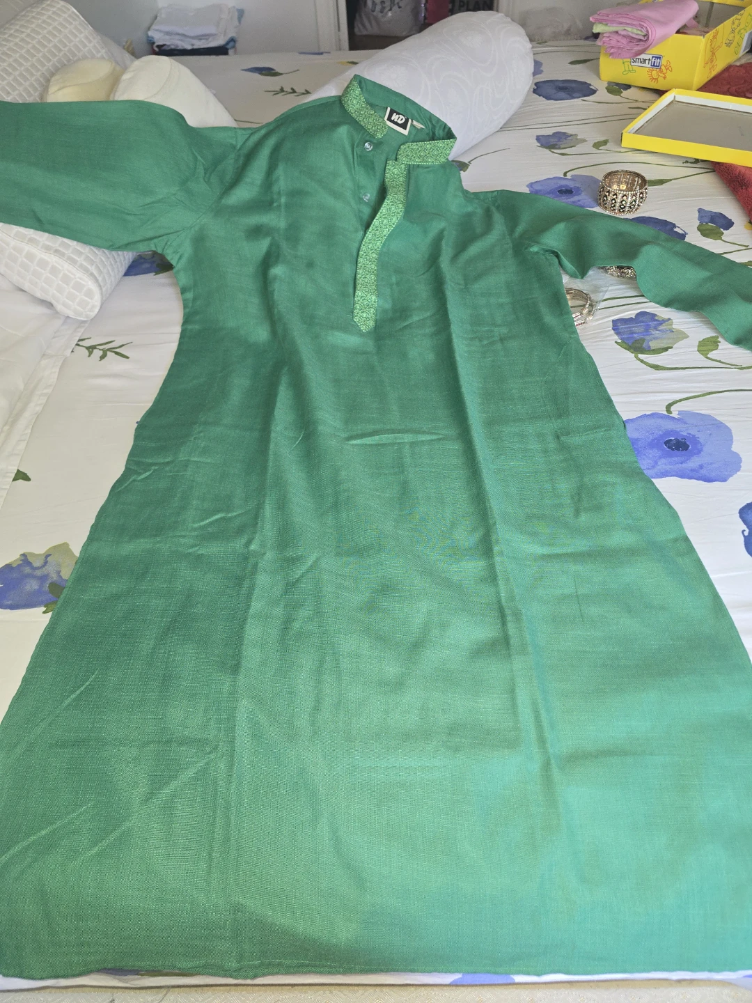 Green punjabi  for Dale with light green accents - photo 3