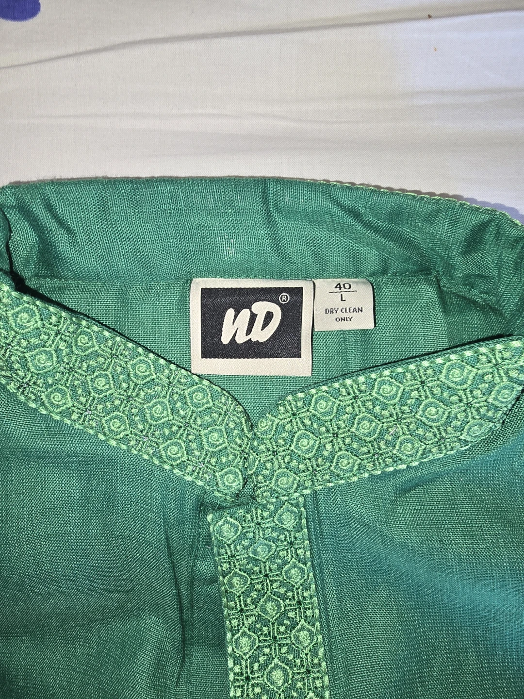 Green punjabi  for Dale with light green accents - photo 5