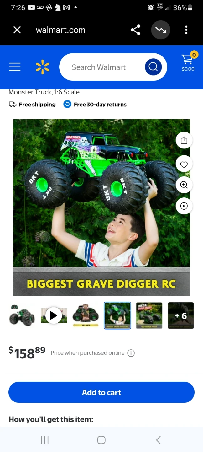 GRAVE DIGGER Remote control truck  rare Find - photo 2